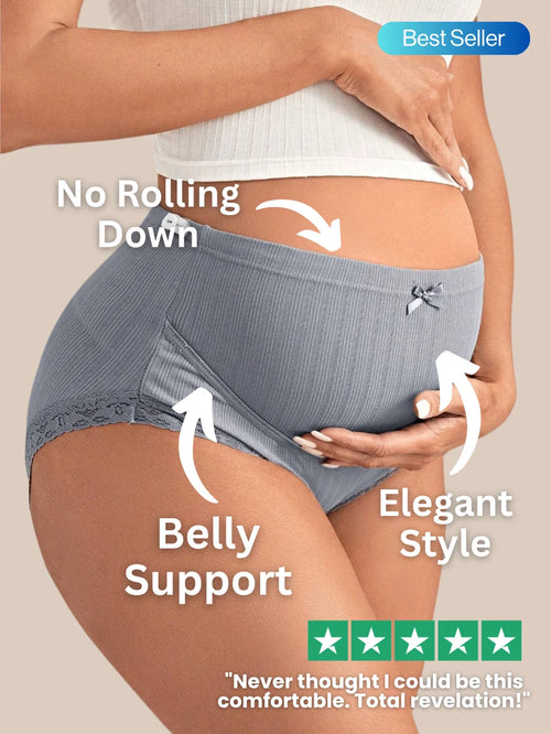 Aura™ Ultra-Soft Maternity Support Panties