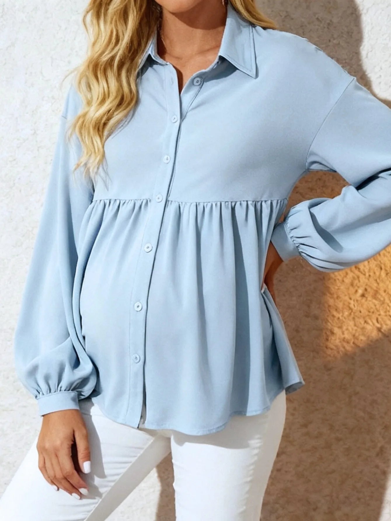 Flowy Maternity Blouse