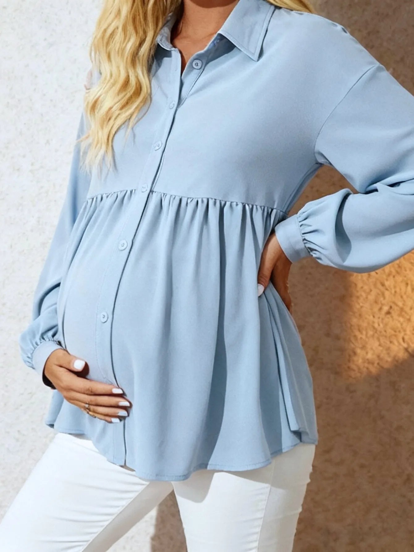 Flowy Maternity Blouse