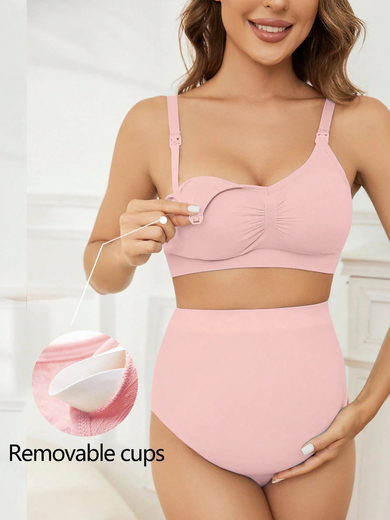 AURA™ Ruched Maternity Bra