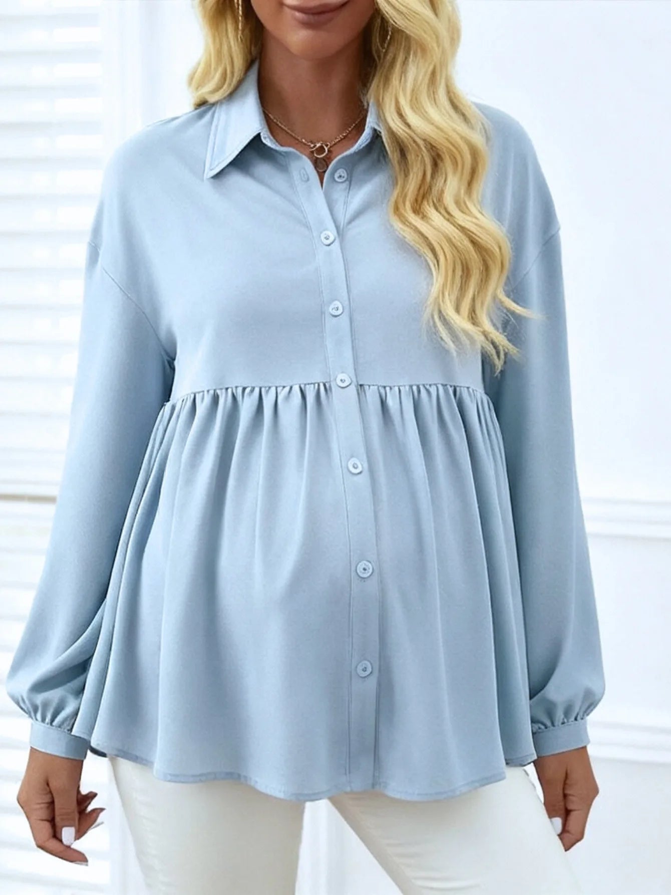 Flowy Maternity Blouse