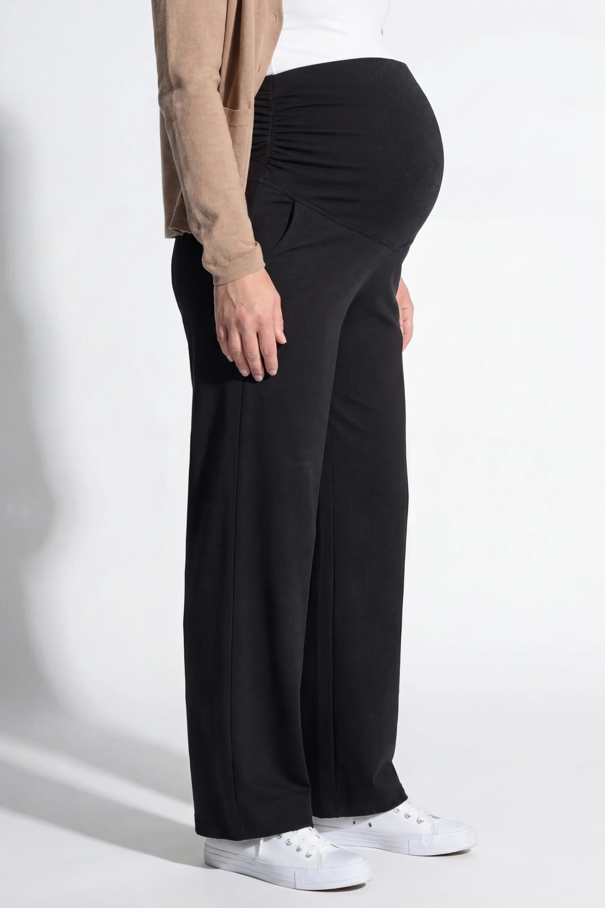 Aura Maternity Wide-Leg Pants