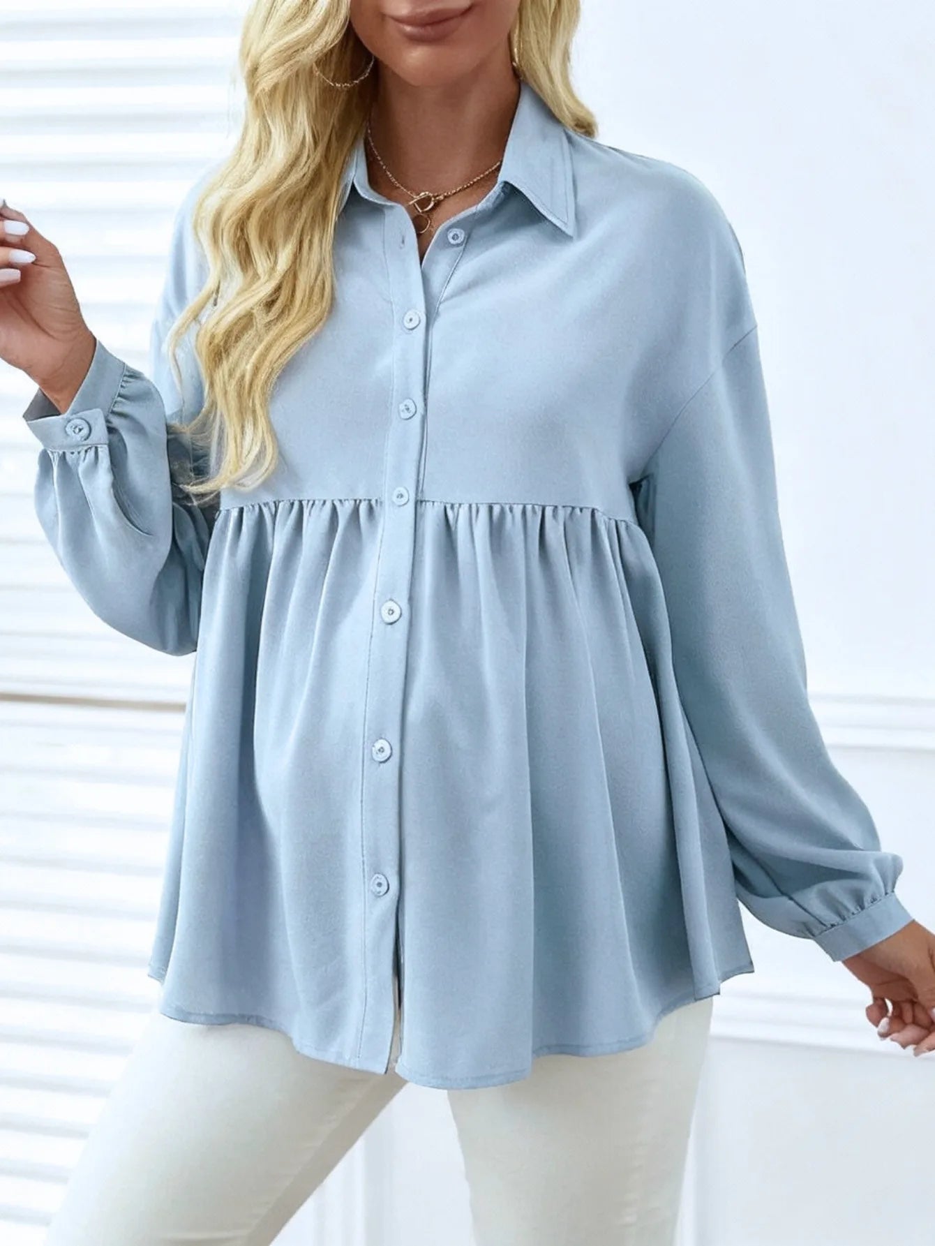 Flowy Maternity Blouse