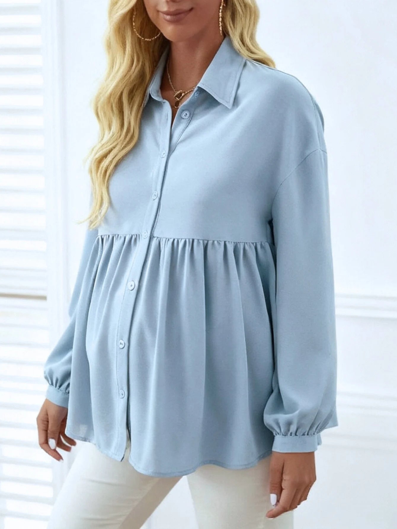Flowy Maternity Blouse