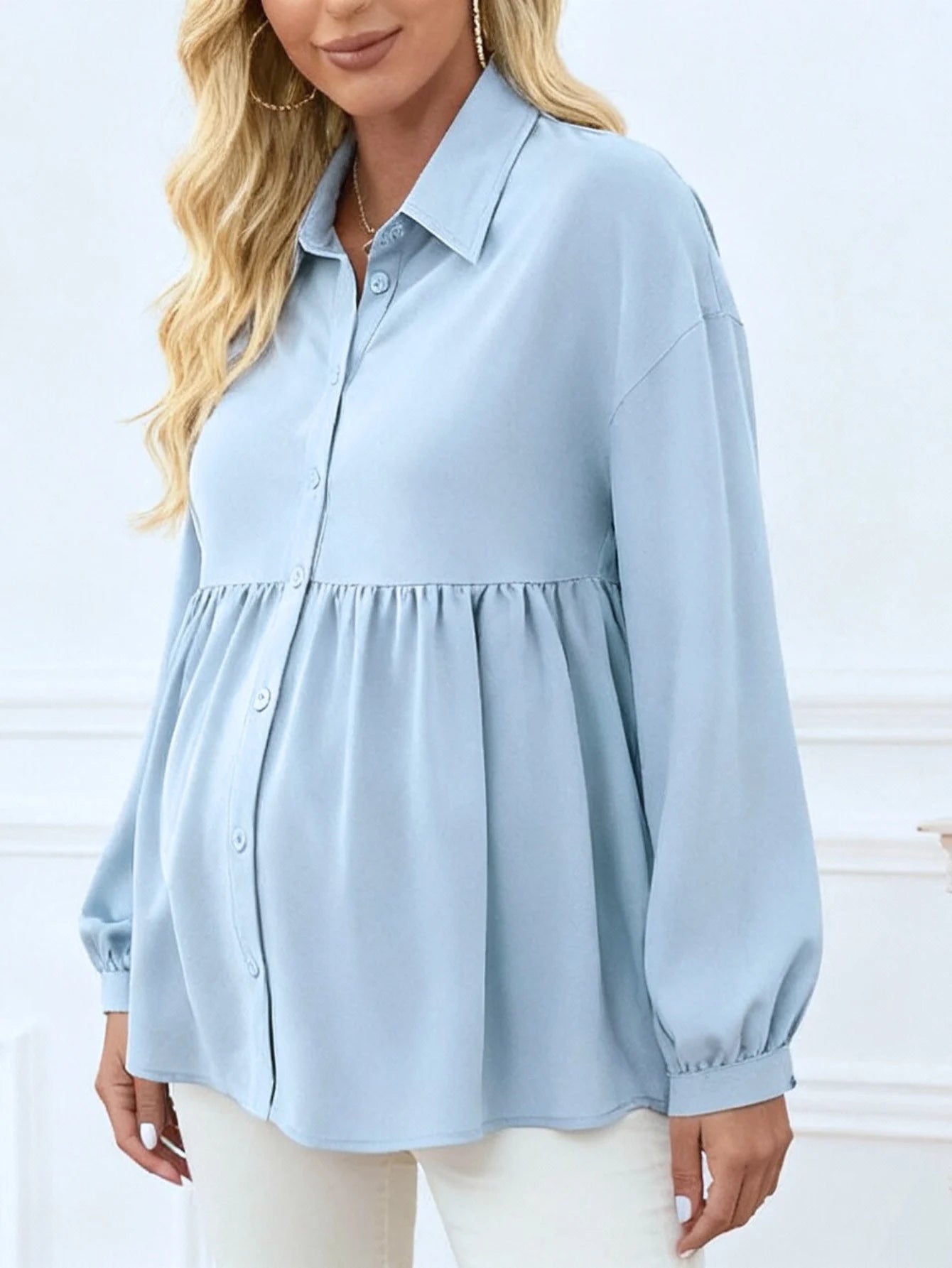 Flowy Maternity Blouse