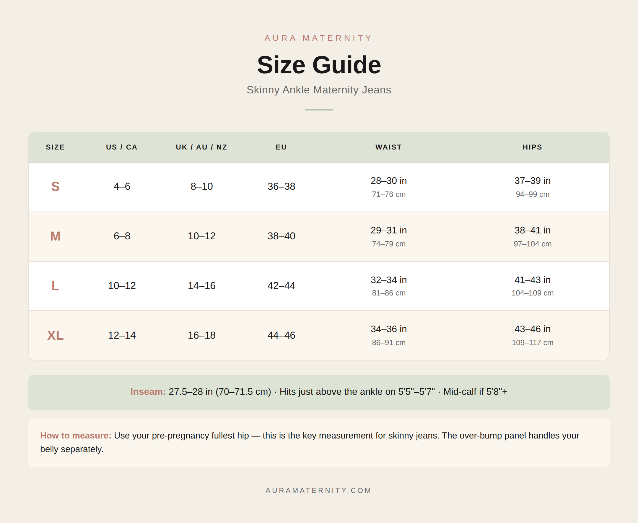 The Everyday Jeans — Over-Bump Maternity Jeans