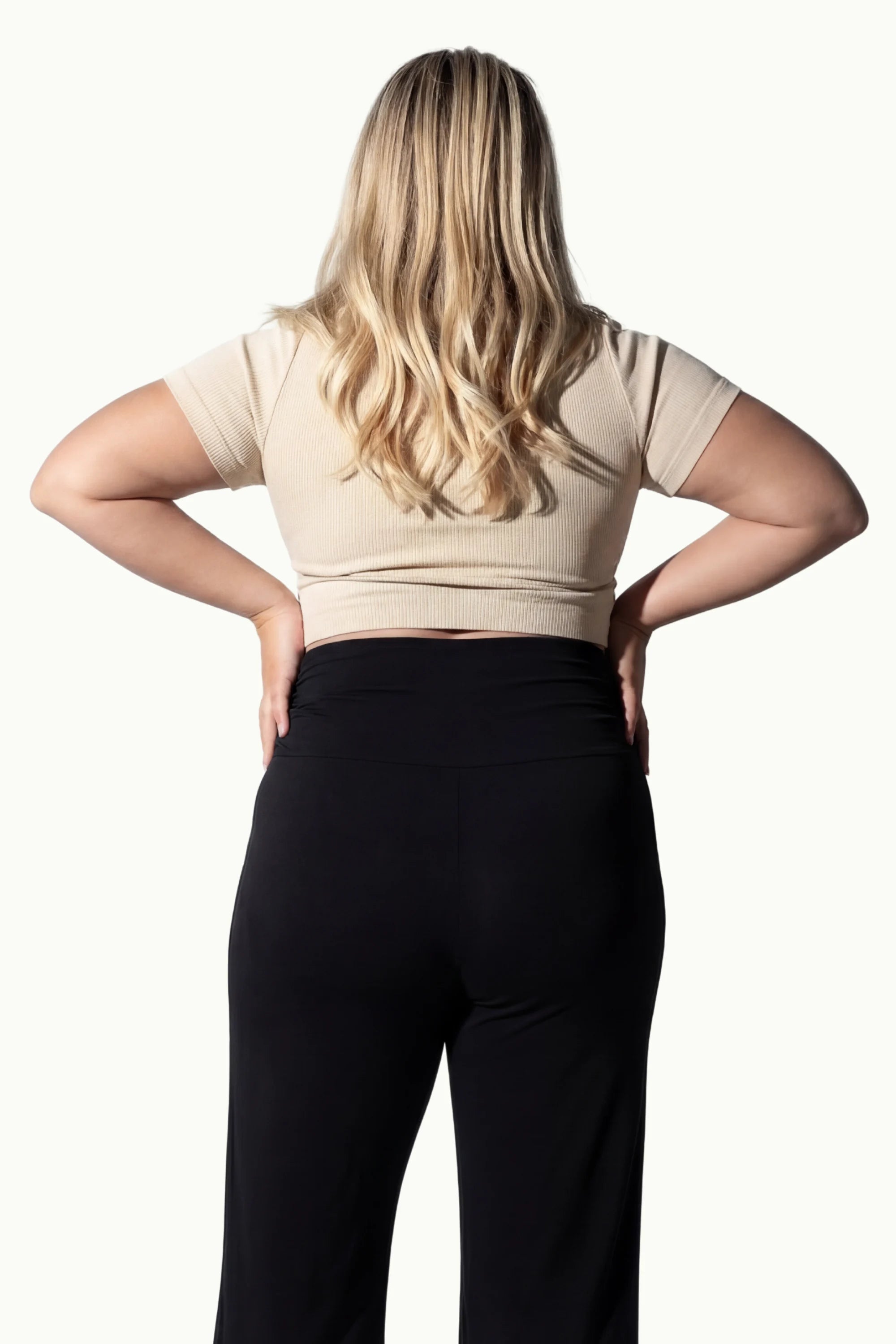 Aura Maternity Wide-Leg Pants