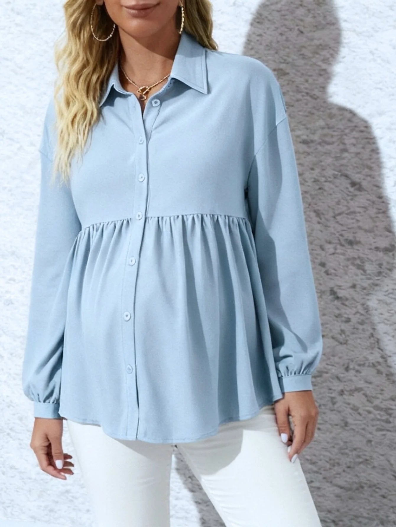 Flowy Maternity Blouse