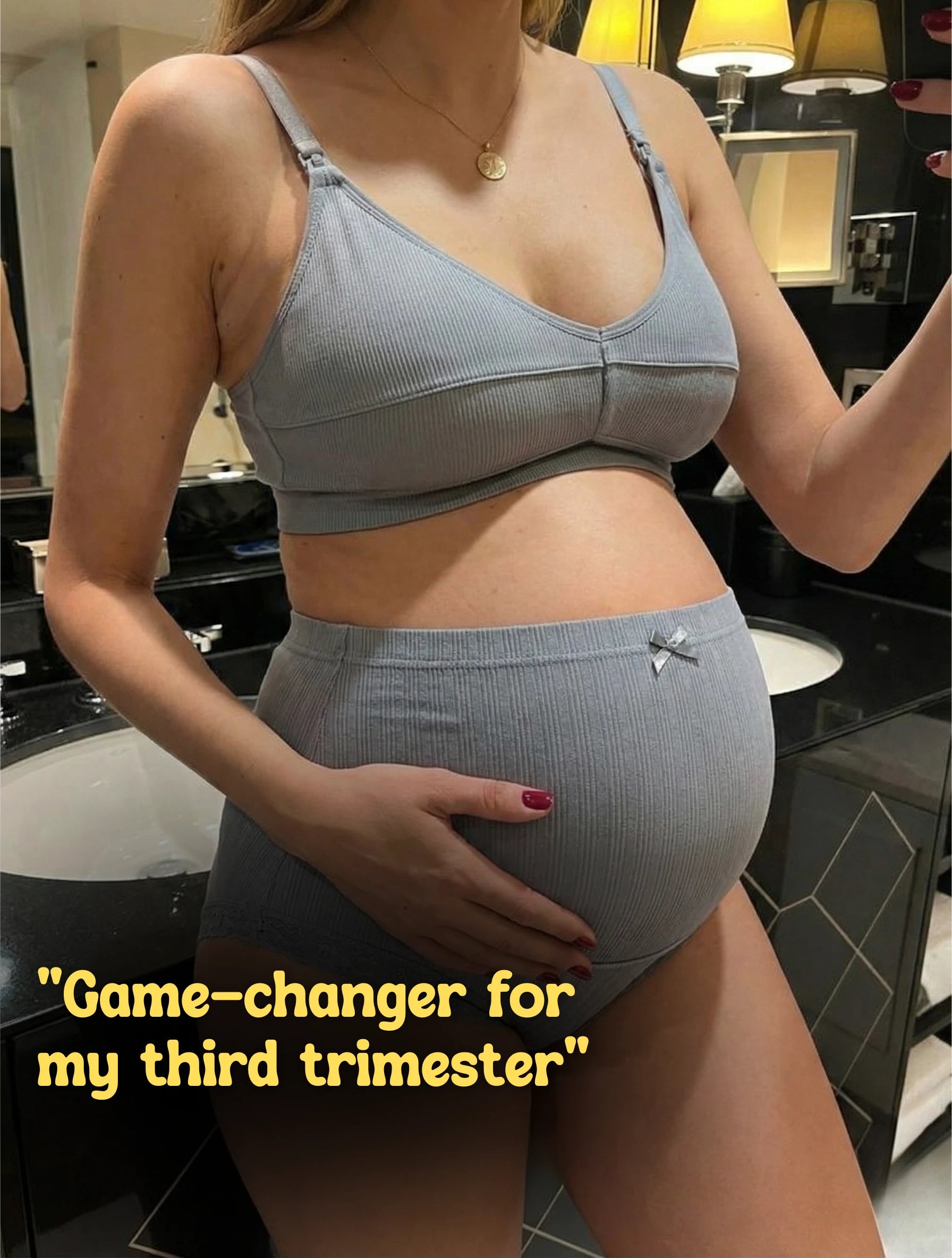 Aura™ Ultra-Soft Maternity Support Panties