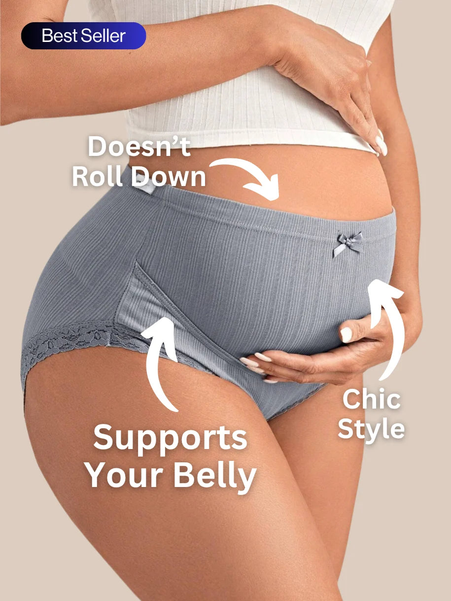 Aura™ Ultra-Soft Maternity Support Panties