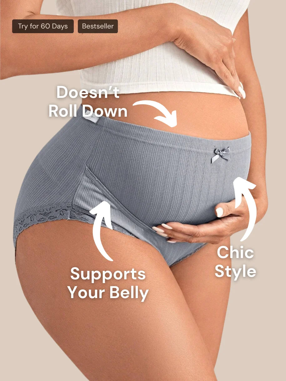 Aura™ Ultra-Soft Maternity Support Panties