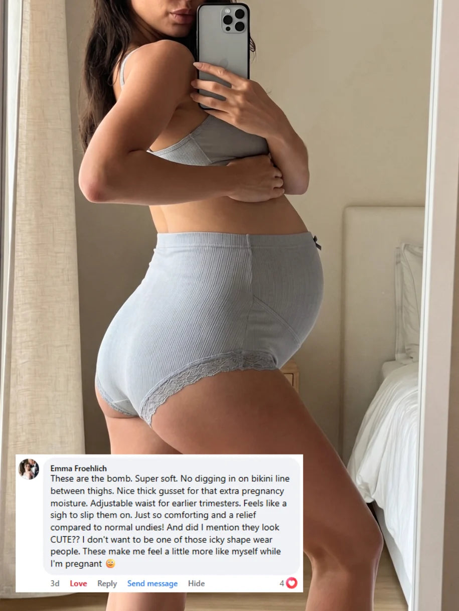 Aura™ Ultra-Soft Maternity Support Panties