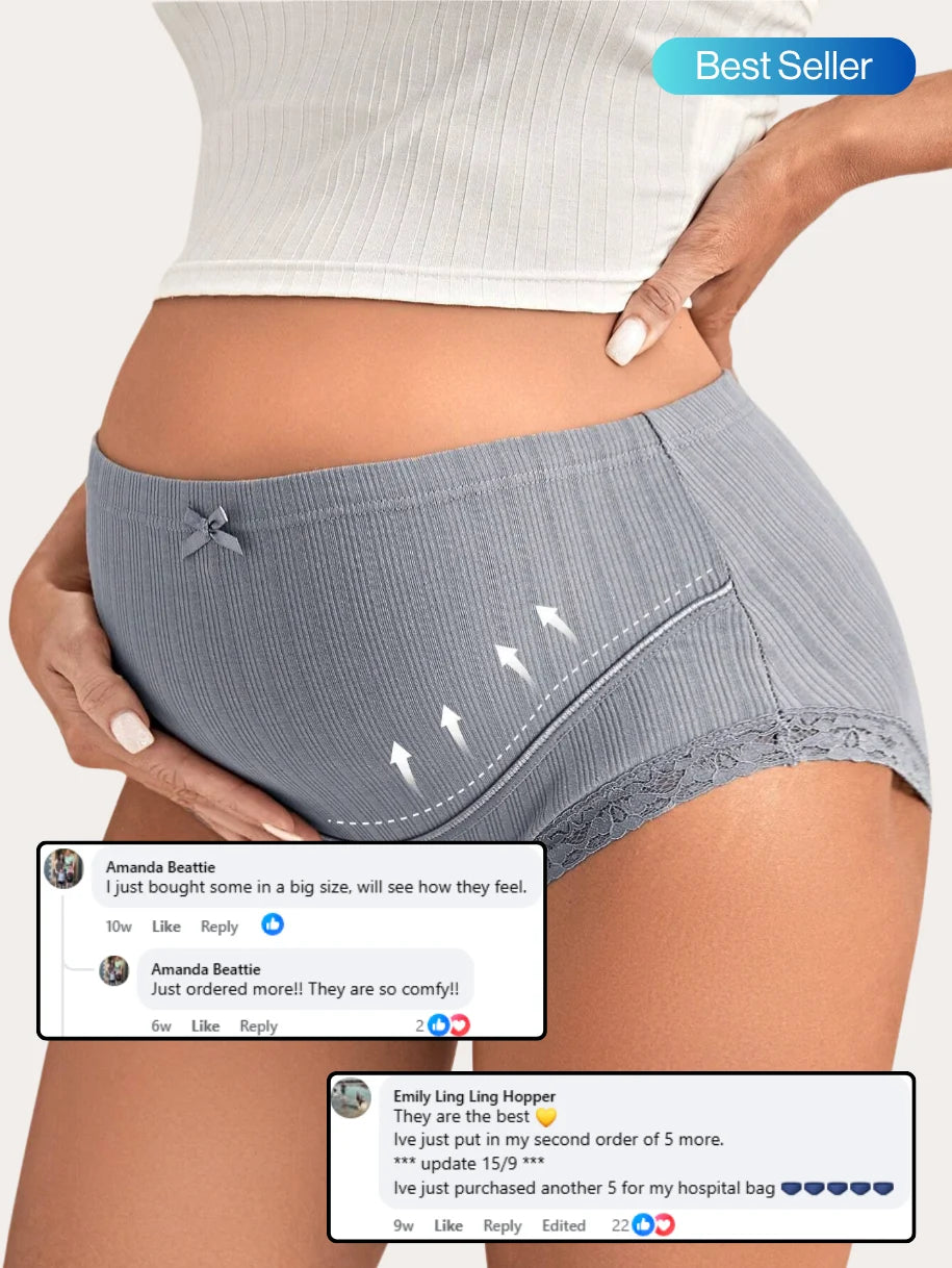 Aura™ Ultra-Soft Maternity Support Panties
