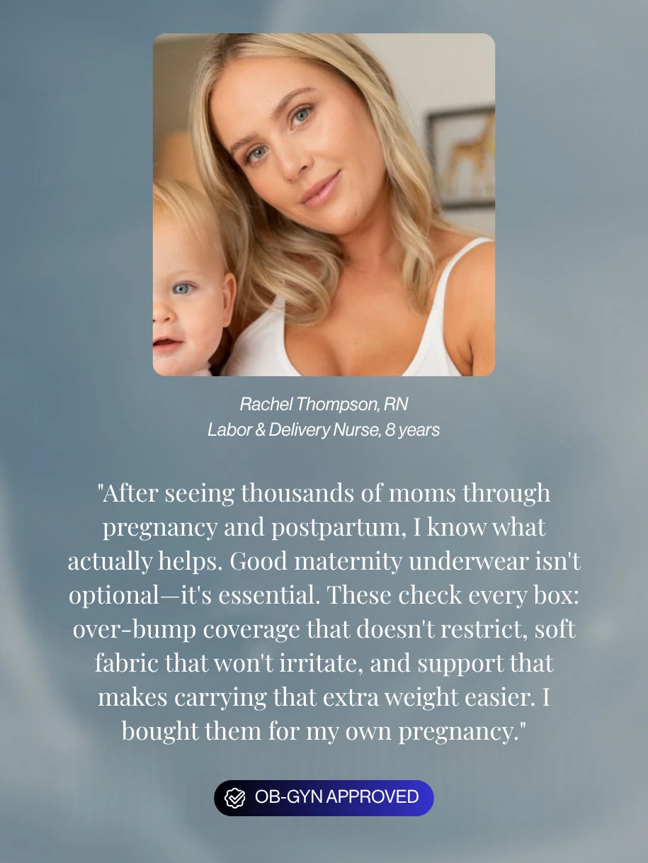 Aura™ Ultra-Soft Maternity Support Panties