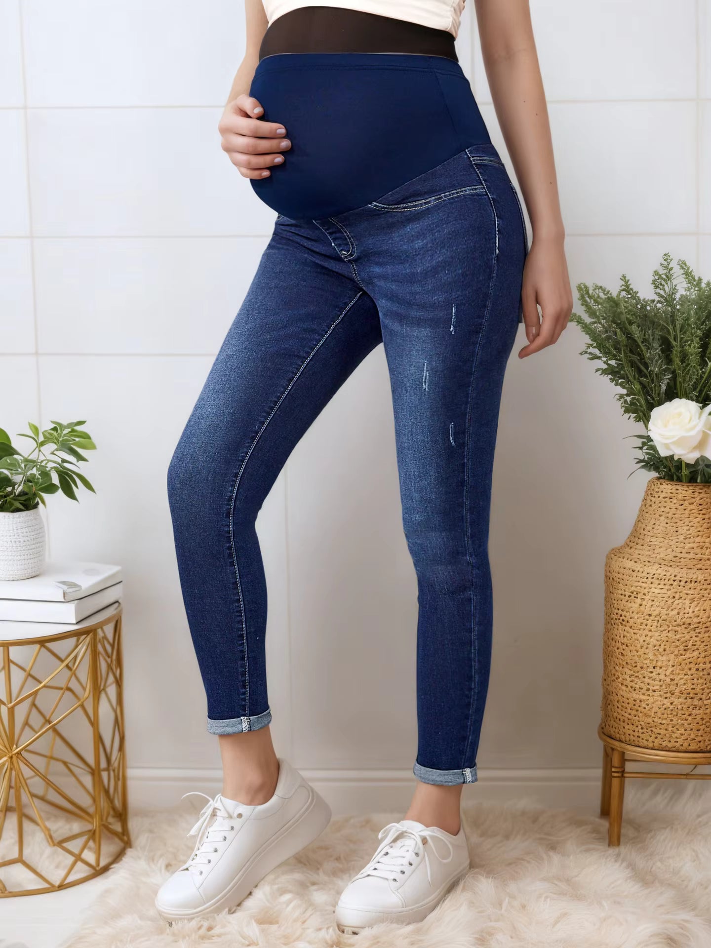 The Everyday Jeans — Over-Bump Maternity Jeans