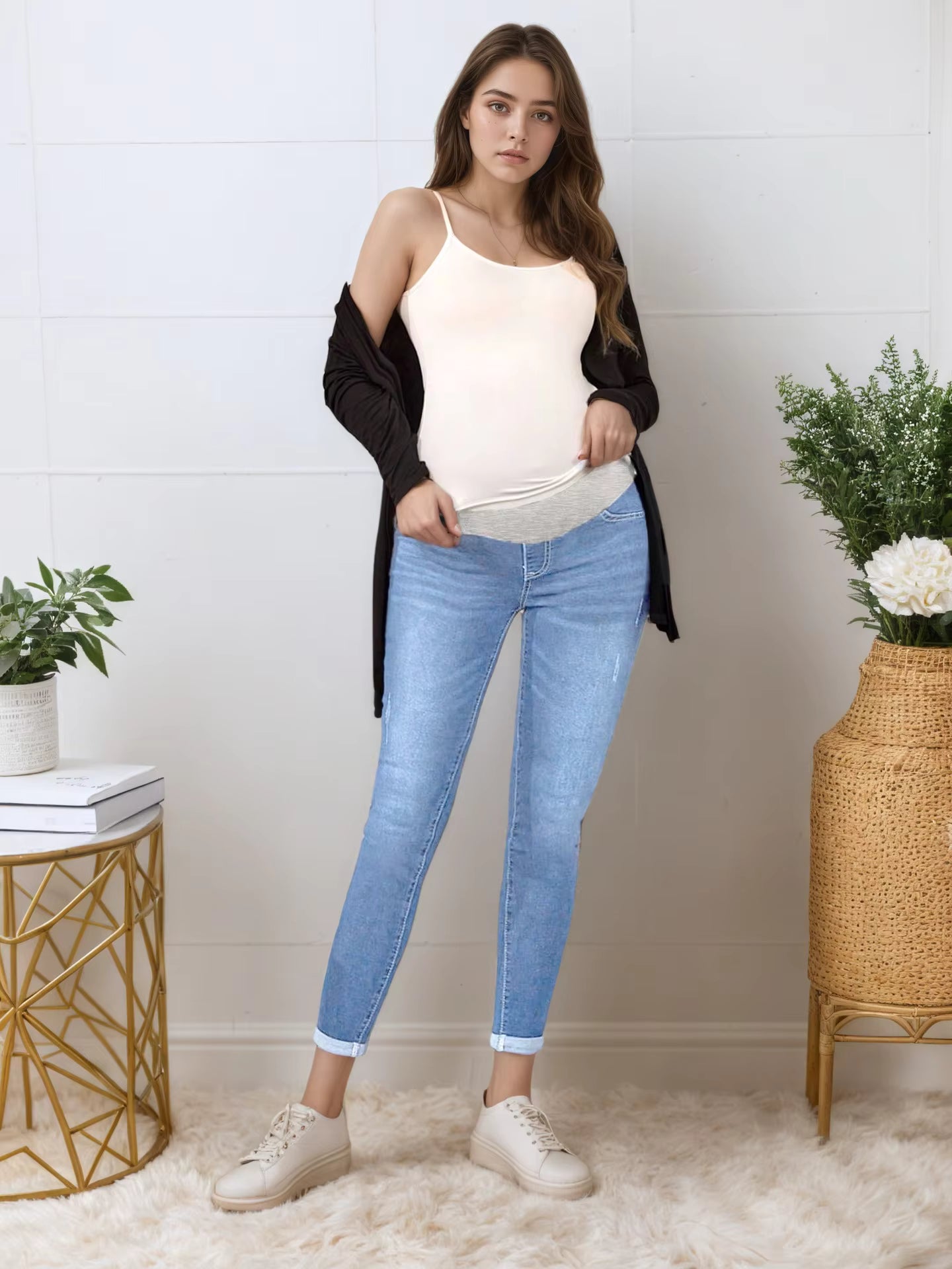 The Everyday Jeans — Over-Bump Maternity Jeans
