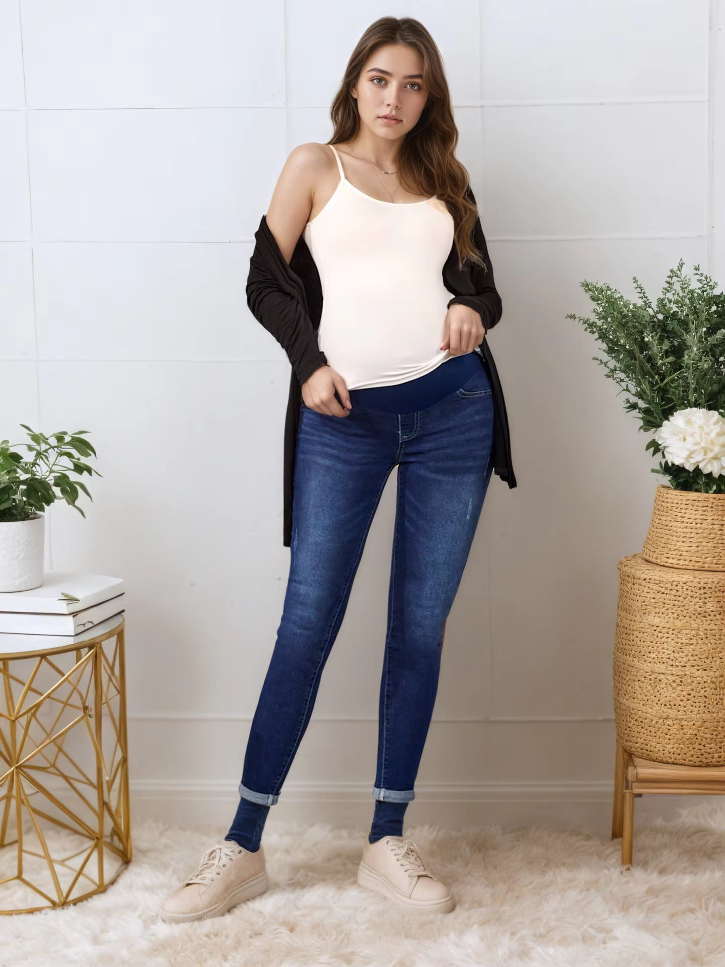 The Everyday Jeans — Over-Bump Maternity Jeans