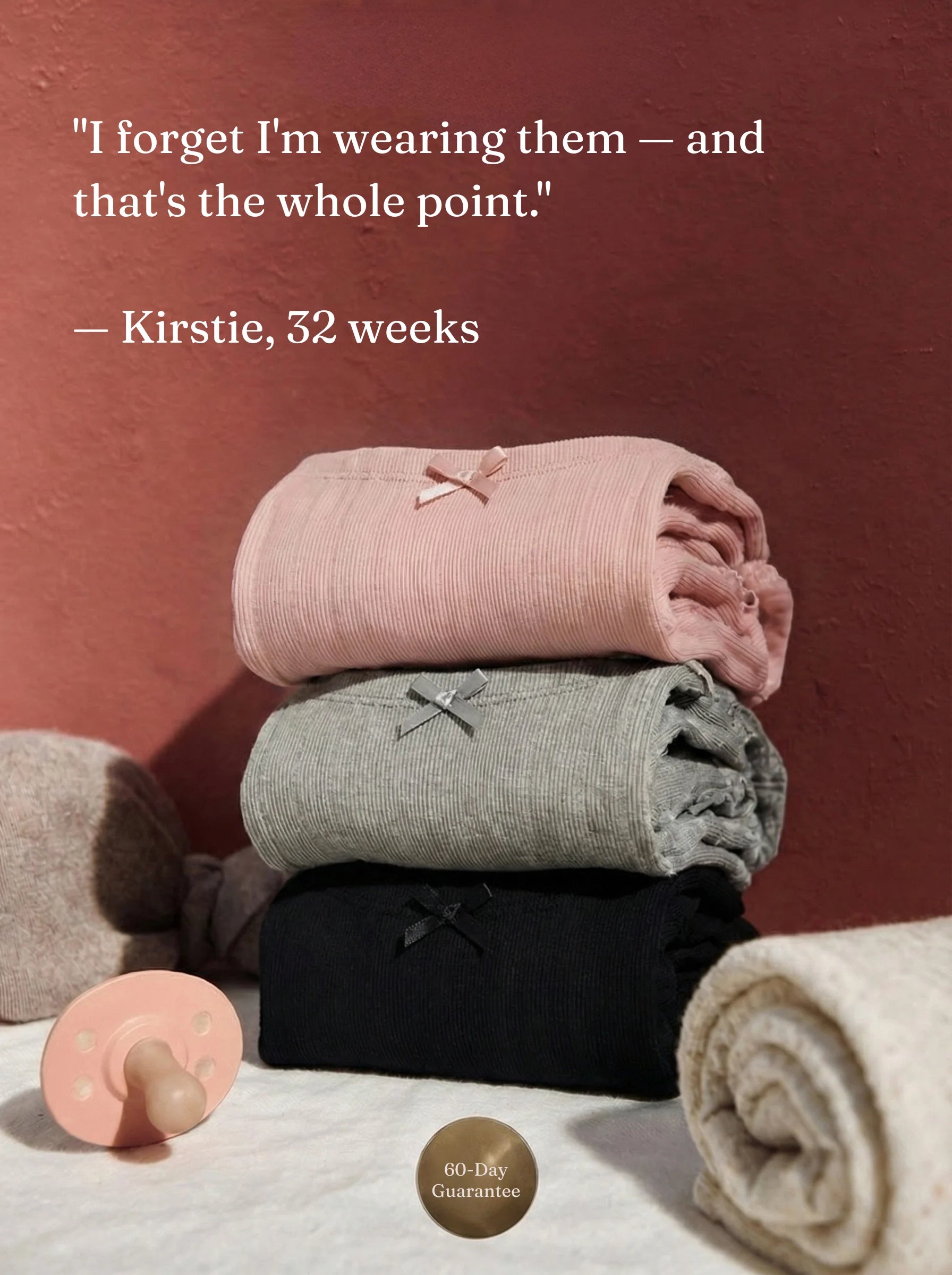 Aura™ Ultra-Soft Maternity Support Panties