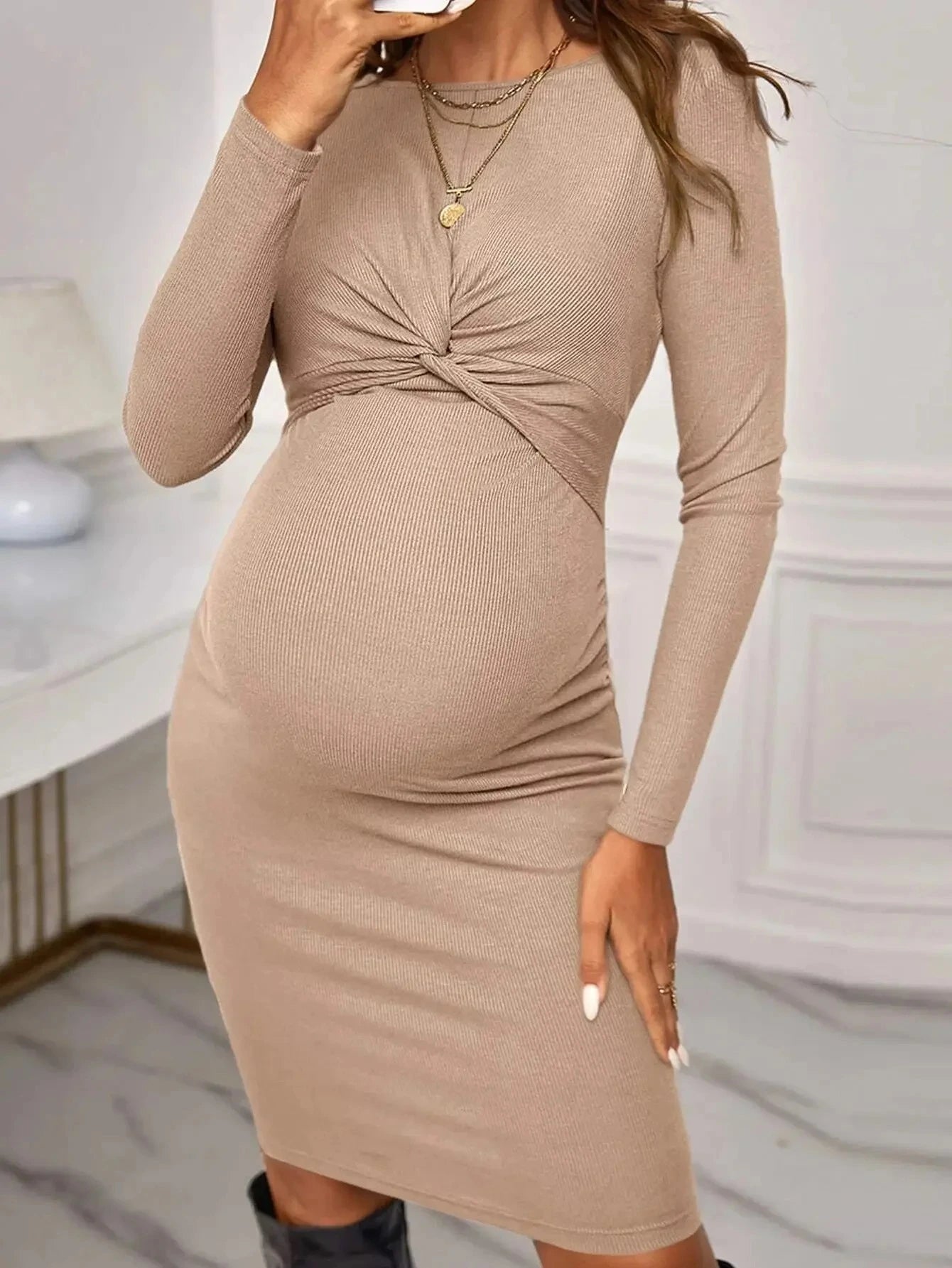 Aura™ Hot Mama Maternity Dress