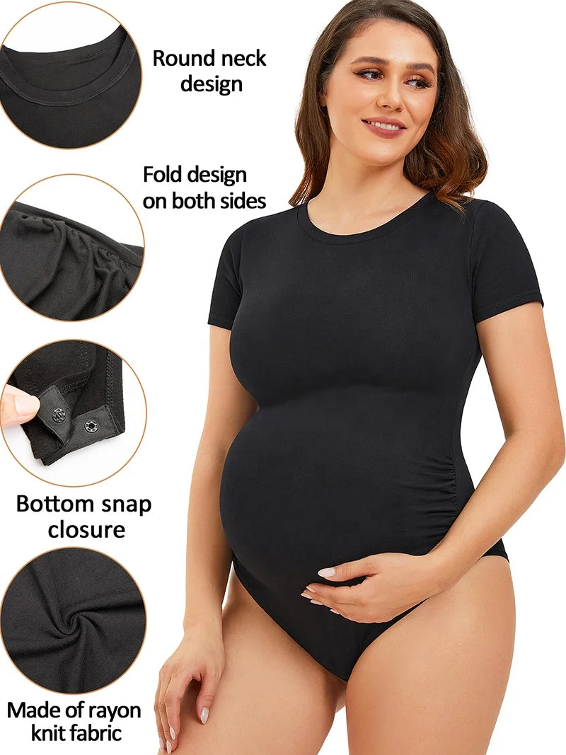 Aura Maternity Bodysuit Tee