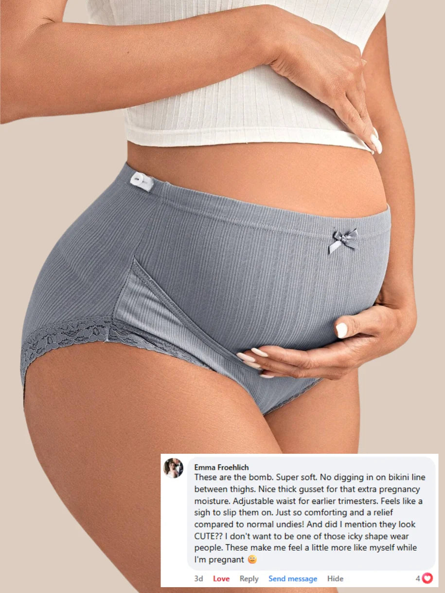 Ultra-Soft Maternity Support Panties