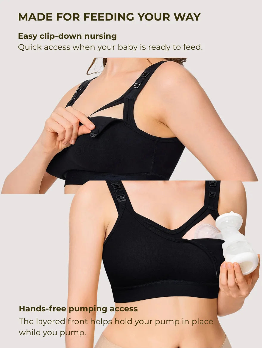 AURA™ 2-in-1 Nursing & Hands-Free Pumping Bra